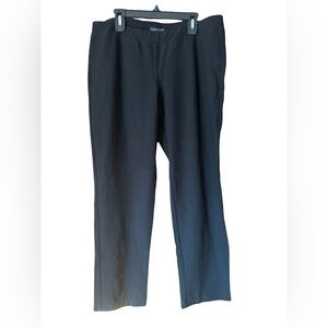 Eileen Fisher Pull on dress pant size medium black